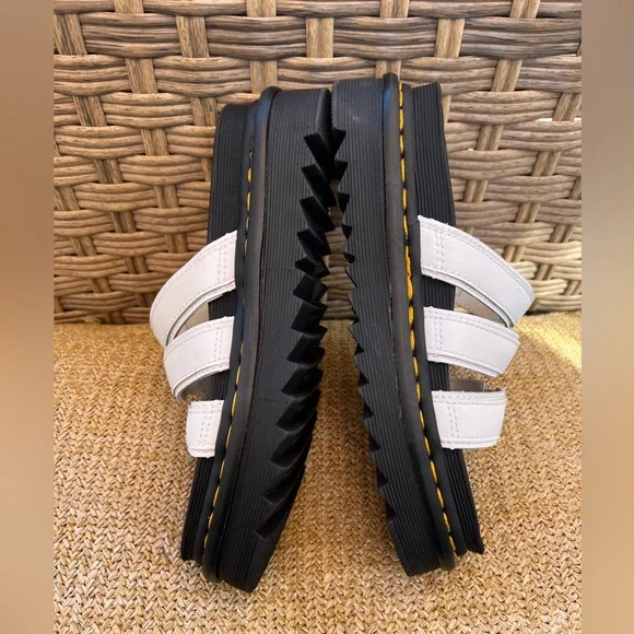 Dr. Martens White and Black Sandals - Picture 9 of 9